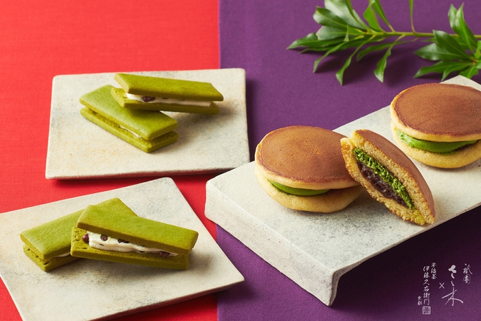 宇治抹茶どら焼き&宇治抹茶クリームサンド