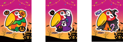 ▲パンプキン／▲おばけ／▲まほうつかい