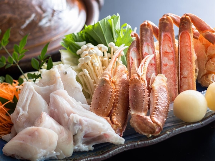 カニ&ふぐのちり鍋/一例