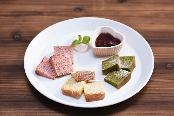 3種のバウム盛り合わせ