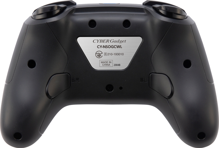 背面に2つの拡張ボタンを搭載(画像は『CYBER・ゲーミングコントローラー HG 無線タイプ(SWITCH用)』)