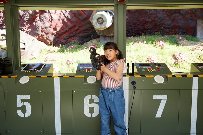 ▲ニジゲンノモリでゴジラを迎撃せよ!