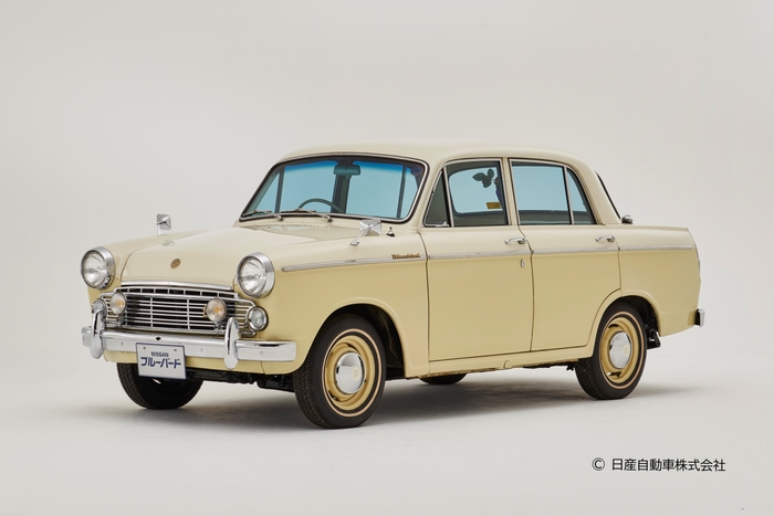 ダットサン ブルーバード 1200 ファンシーデラックス(1963年)【所蔵:日産自動車株式会社】