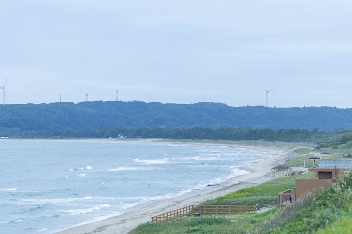 穏やかな富来の海