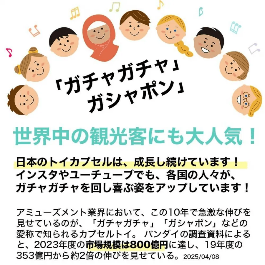 ガチャガチャトイカプセルマシーン