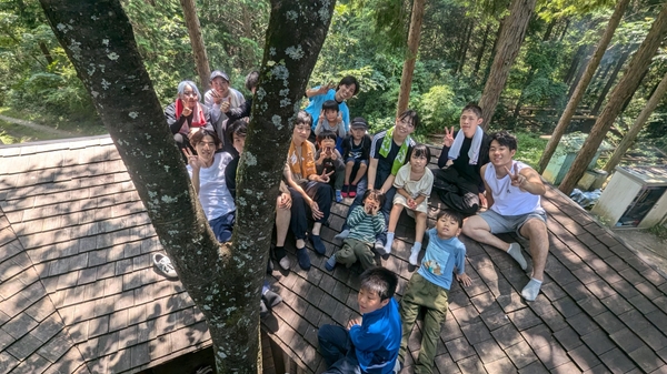 東郷町で取り組んでいる「わんぱく族」夏のキャンプイベントの様子（2025年8月）