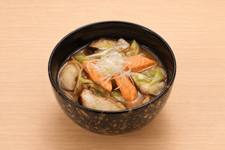 播州サーモンのちゃんちゃん味噌うどん