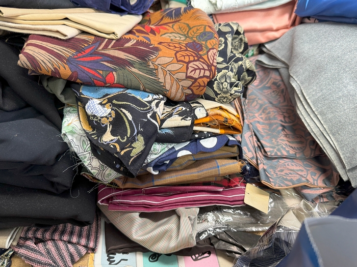 創造素材のサトー洋裁教室の生地