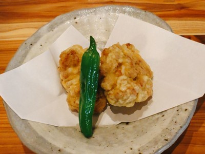 納豆の天麩羅