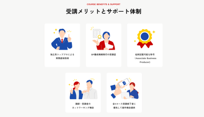 受講メリットとサポート体制