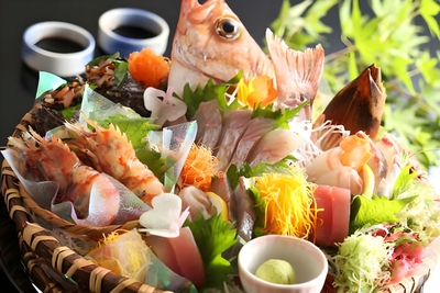 板長厳選の魚介がたっぷり　魚介盛り[一例] 