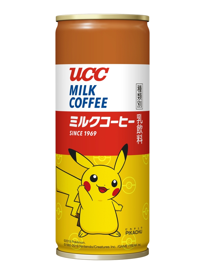 『ＵＣＣ ミルクコーヒー ポケモン缶 250g』ピカチュウ