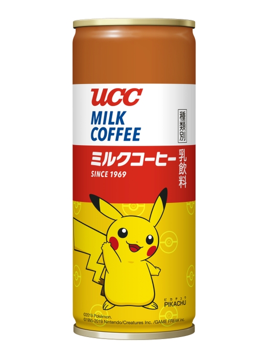 『ＵＣＣ ミルクコーヒー ポケモン缶 250g』ピカチュウ