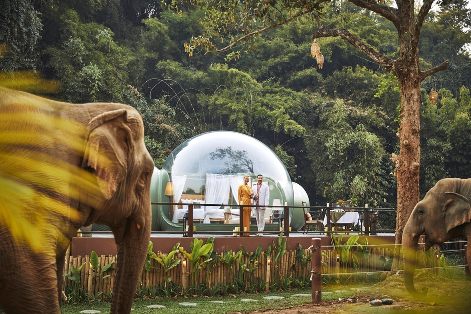 アナンタラ・ゴールデン・トライアングル・エレファントキャンプ&リゾート 【エクスペリエンス】JUNGLE BUBBLES