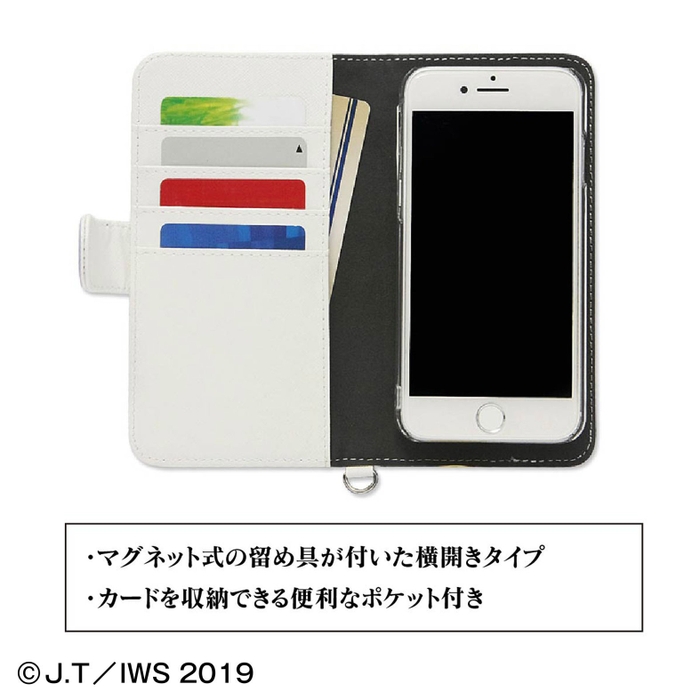 モチモチの木 汎用手帳型スマートフォンカバーM+ カードポケット/マルチポケット