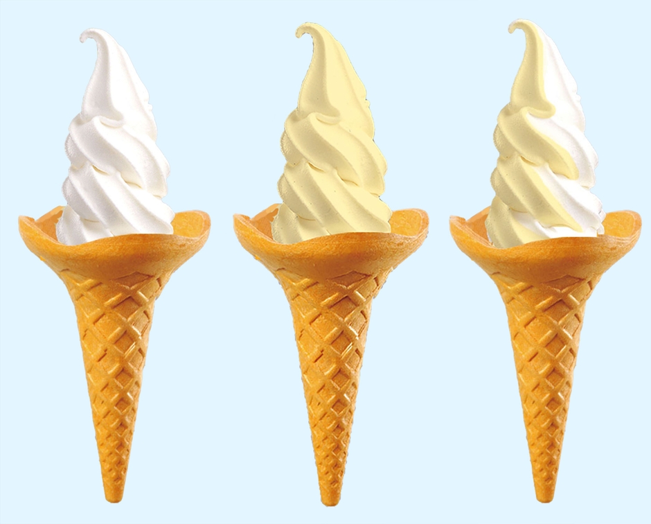 人気のソフトクリーム