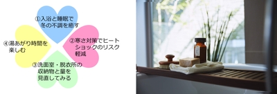 快適なお風呂時間で寒い冬を乗り切る4つの「幸せTips」