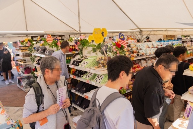 マレーシアフェア2024東京の様子(Halal2Go Mart)