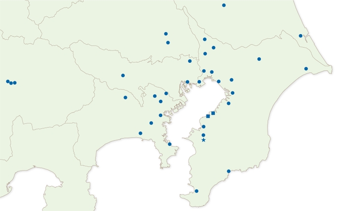 ウィザースホーム拠点地図