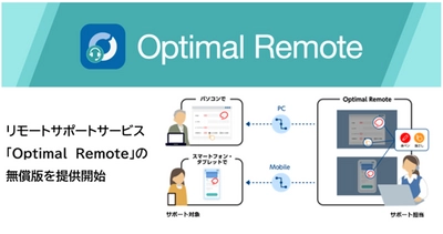 リモートサポートサービス「Optimal Remote」の 無償版を提供開始