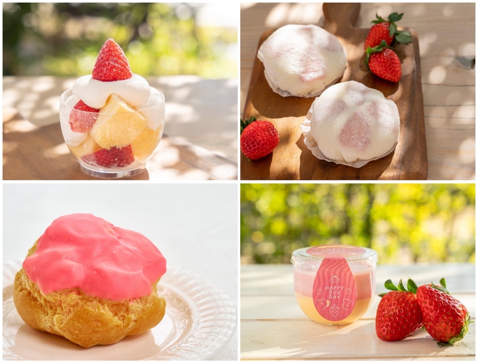 いちごスイーツがもりだくさん！