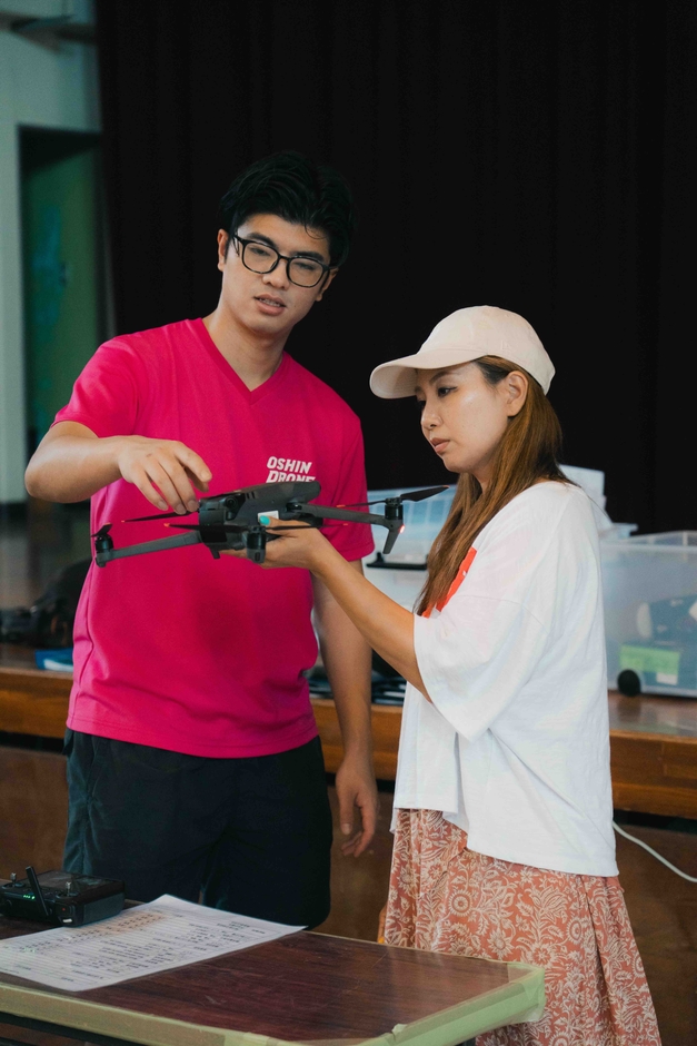 ドローン講習の様子