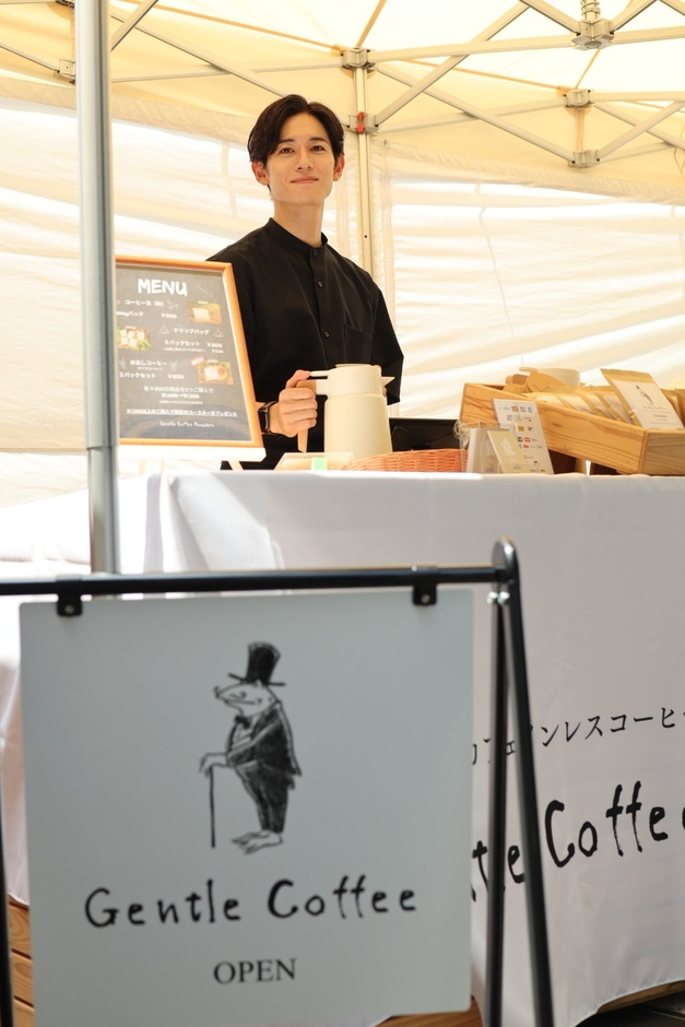 コーヒー店頭販売の様子