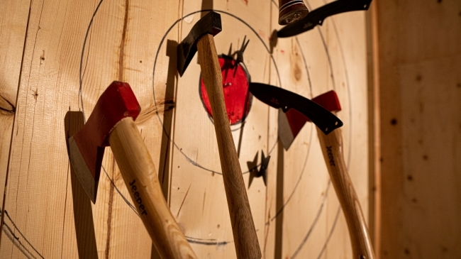 斧が投げれる AXE THROWING®︎