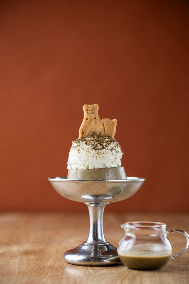 ほうじ茶の皿プリン 680円