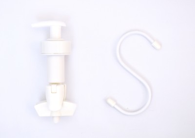 詰め替えパックへぶら下げポンプ白×1個セット