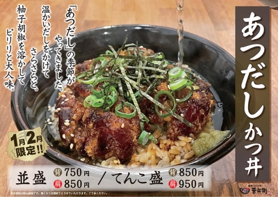 あつだしかつ丼