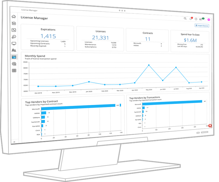 ライセンス契約状況確認