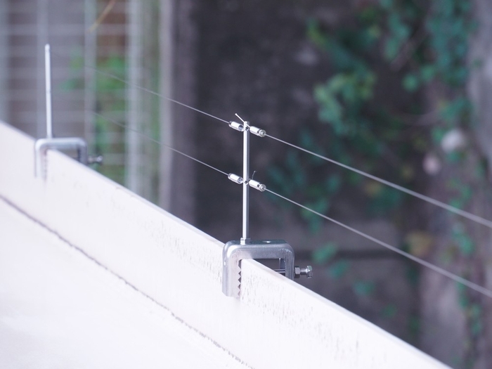 クランプの向きを変えて2パターンの取り付けが可能