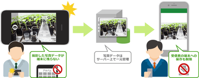 「セキュアカメラ」機能活用イメージ