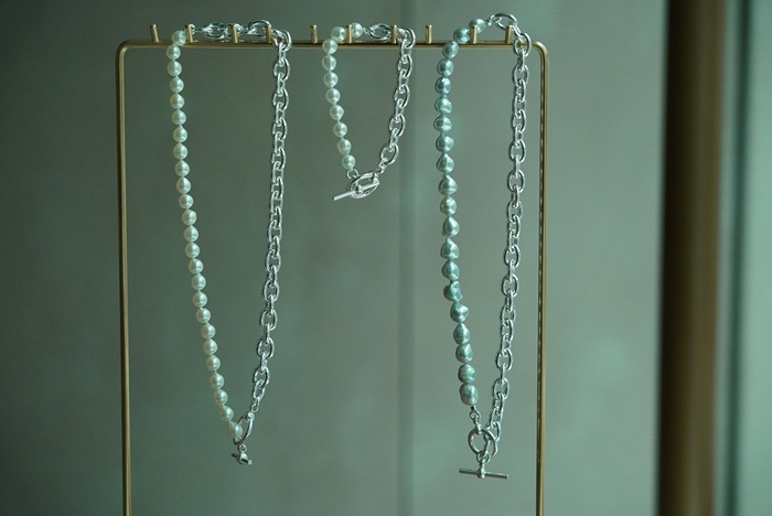 DODY-P Akoya×Silver necklace & bracelet