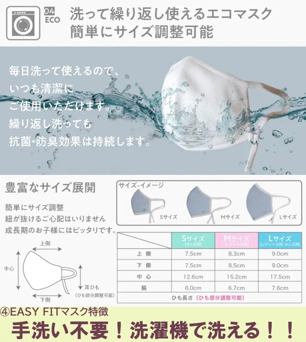 7. サイズ表