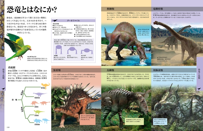 『ビジュアル 恐竜大図鑑』中面