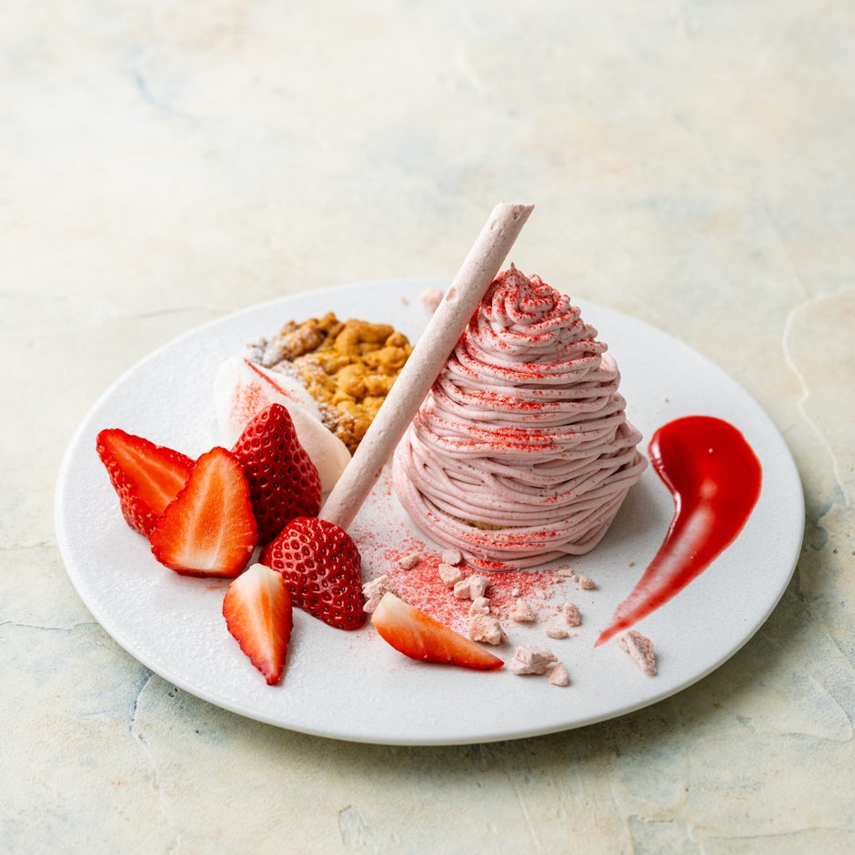 苺のしぼりたてモンブラン／淀屋橋店限定