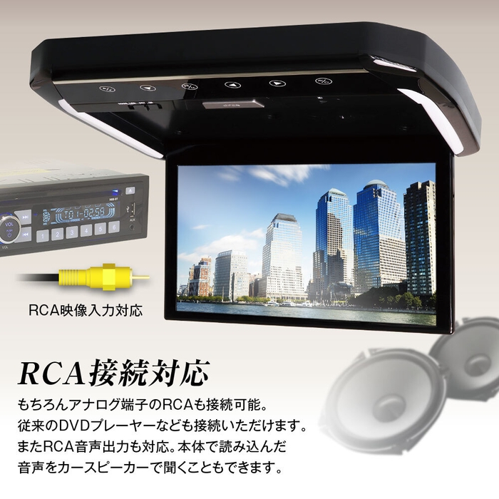 RCA接続対応