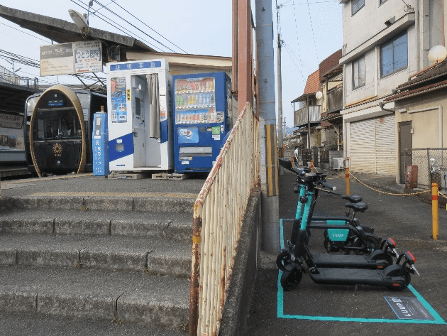 茶山駅への設置イメージ