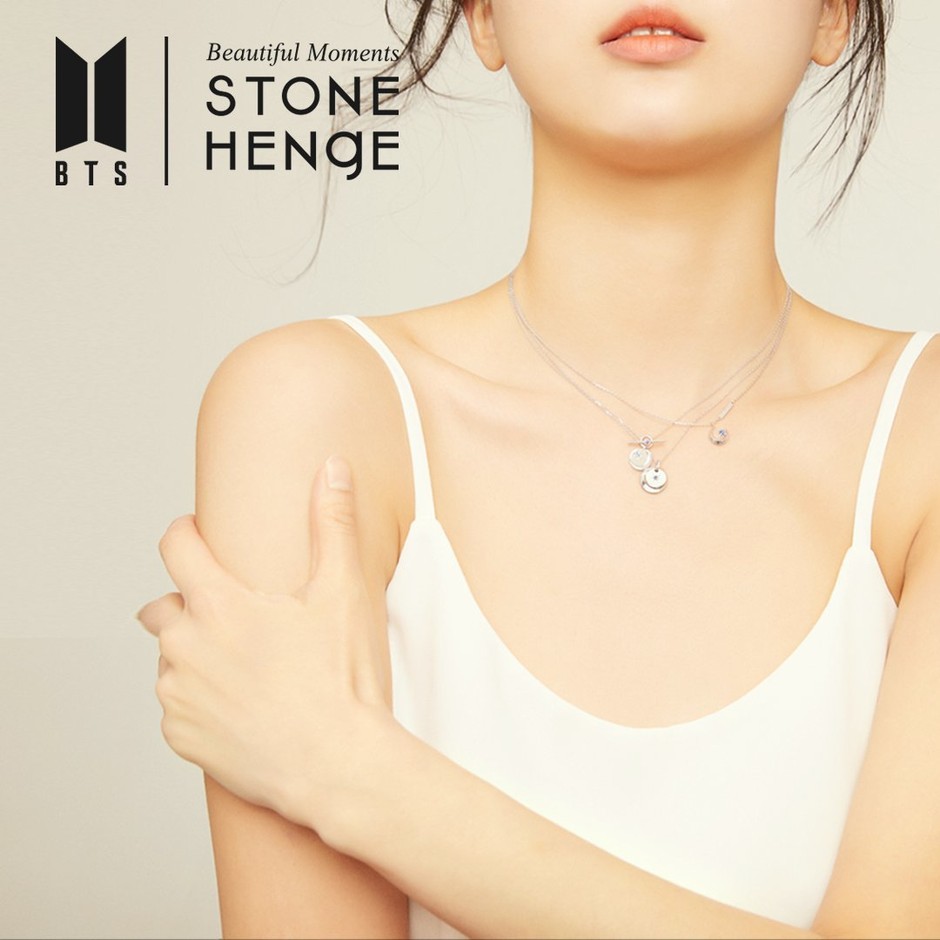 BTSとジュエリーブランド STONEHENgEの コラボレーションネックレス 