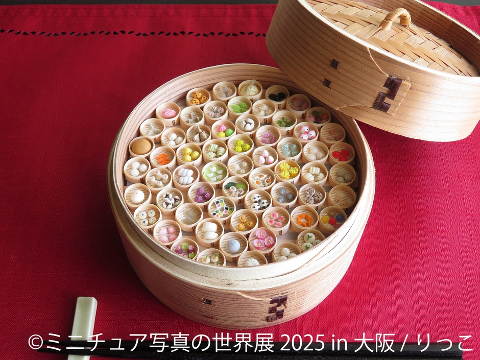 ミニチュア写真の世界展 展示作品:ミニ厨房庵