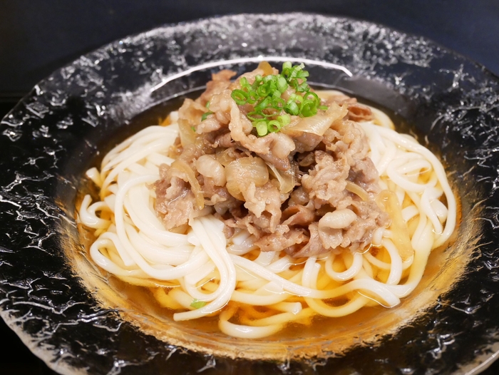 能登牛の冷やし肉うどん