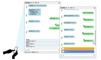 SMILE V 開発ツールでインタラクティブ連携を実現！　 ～会話形式入力モードや双方向システム連携を強化～