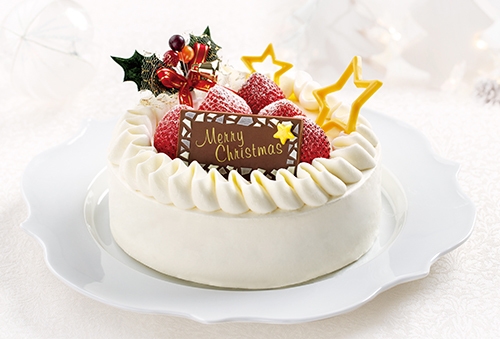 苺のクリスマスケーキ