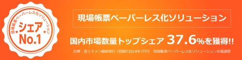 「現場帳票」ペーパーレス ソリューション ConMas i-Reporterの契約ユーザー数が10万を突破！