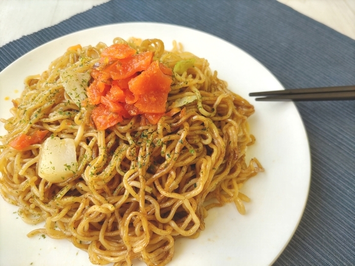 焼きそばのアクセントに