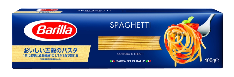 「バリラ おいしい五穀のパスタ」 スパゲッティタイプ(1.7mm)