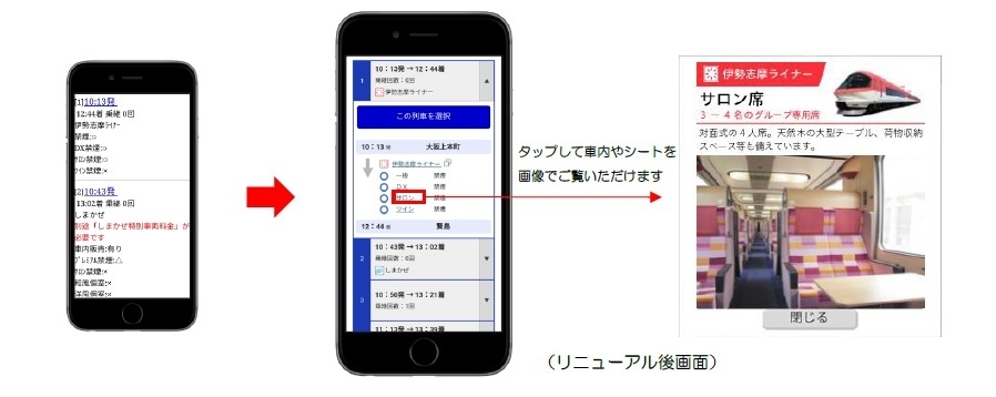 リニューアル内容(イメージ)