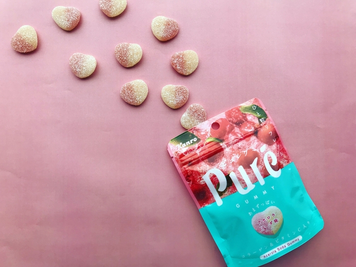 春にぴったりのピュレグミ アセロラソーダ(イメージ画像)